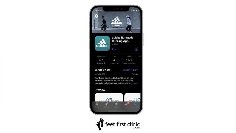 Top10 Mobile Apps For Running And Walking Feet First Clinic