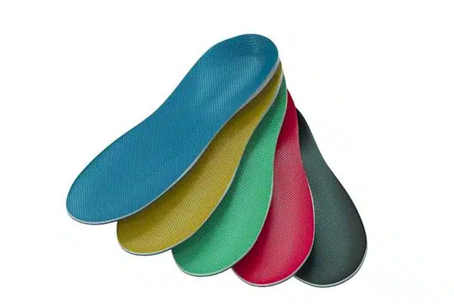 An array of orthotic inserts