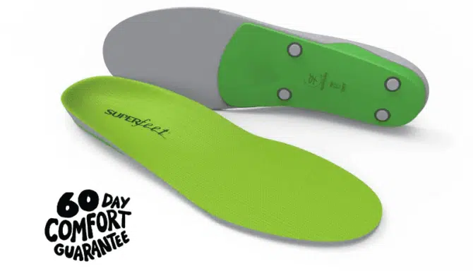 Superfeet green insoles for high arches