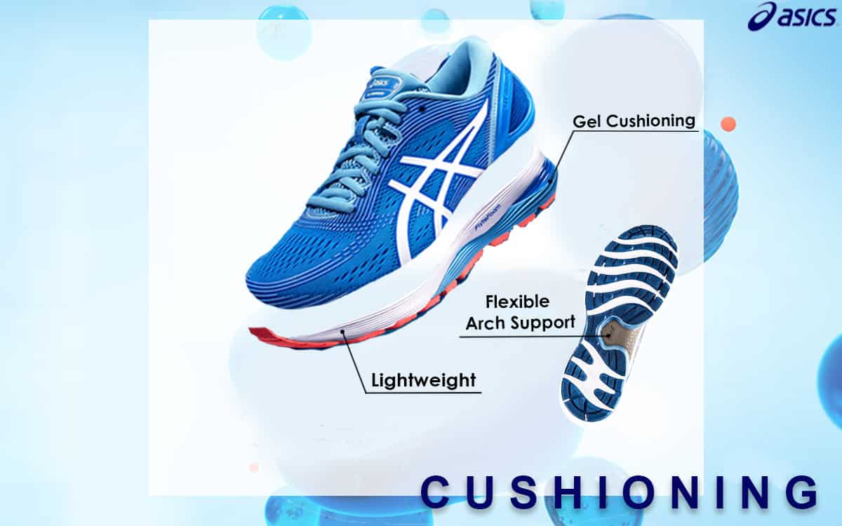 asics cushioning website