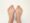 Bunions protruding out of both feet, one of the most common foot problems in women