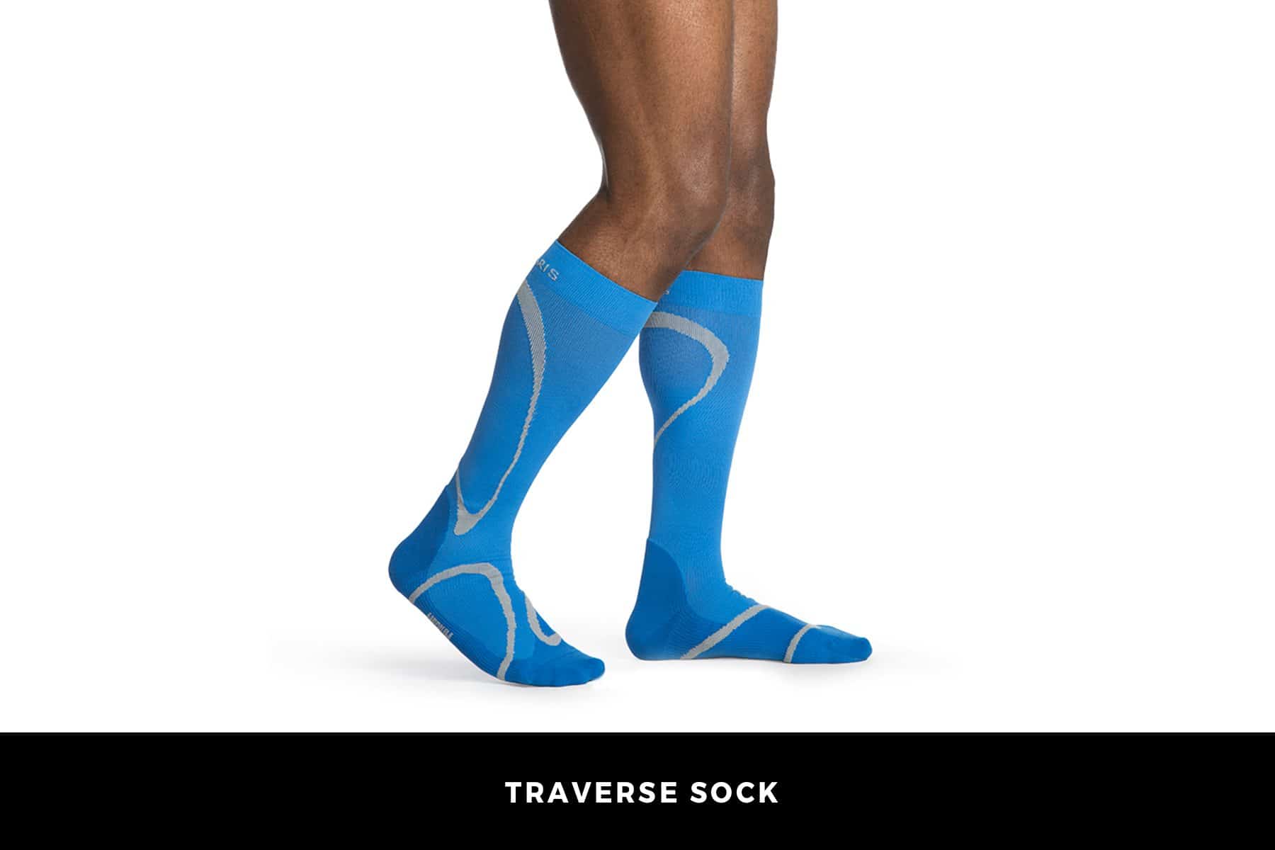 compression traverse sock